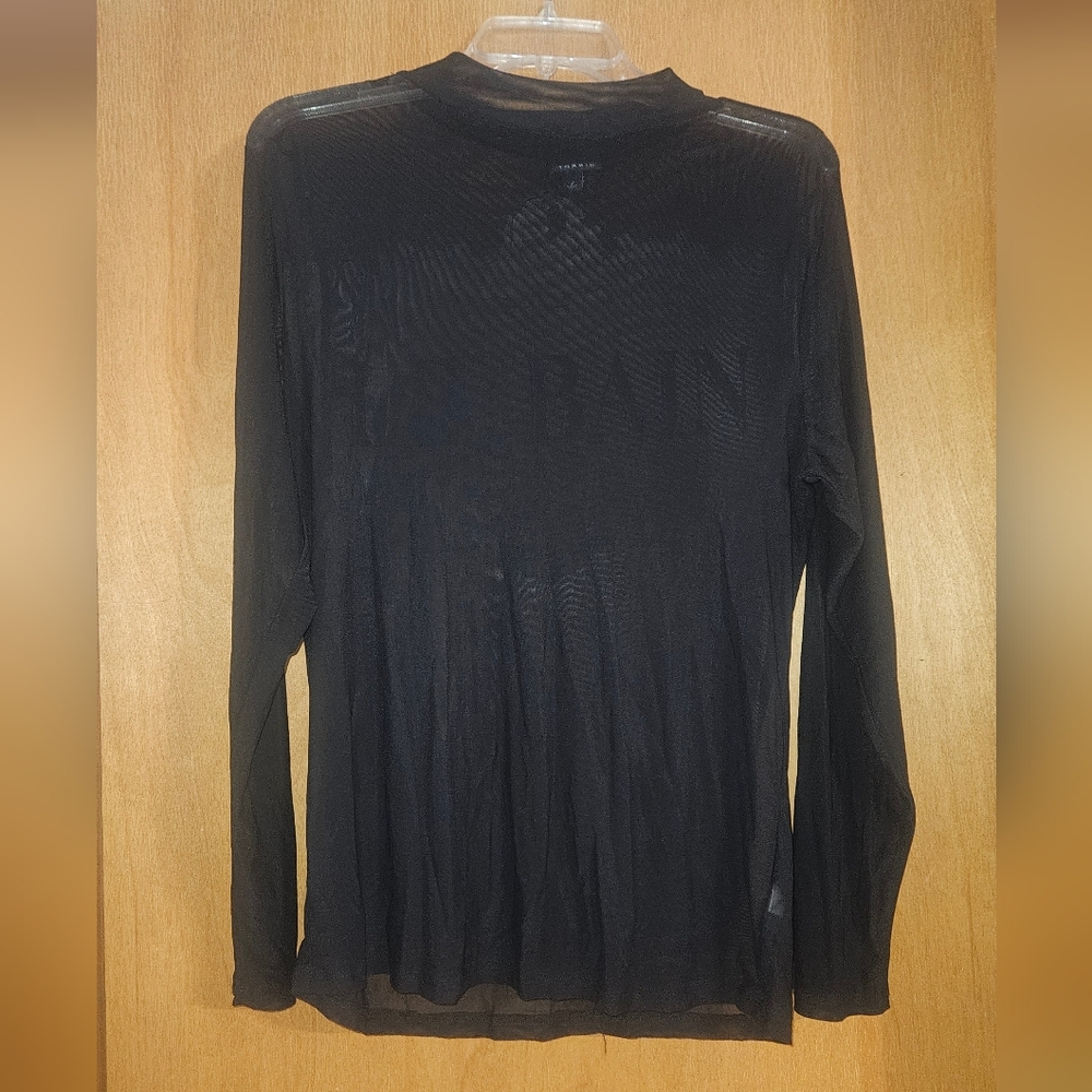 Torrid black mesh top